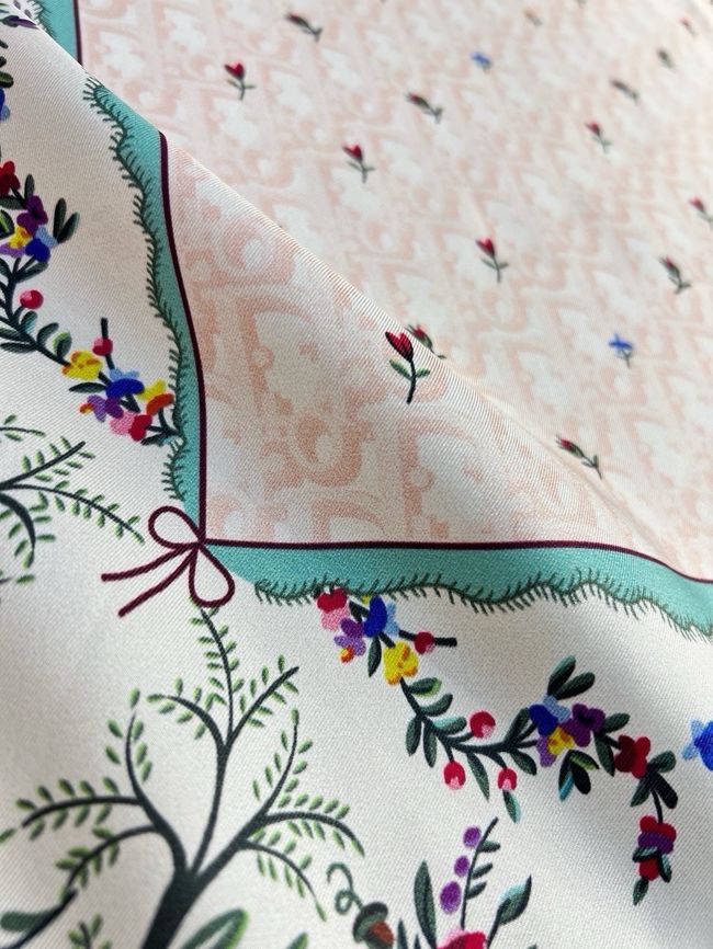 Dior 90 Square Scarf Silk Twill KY200-2