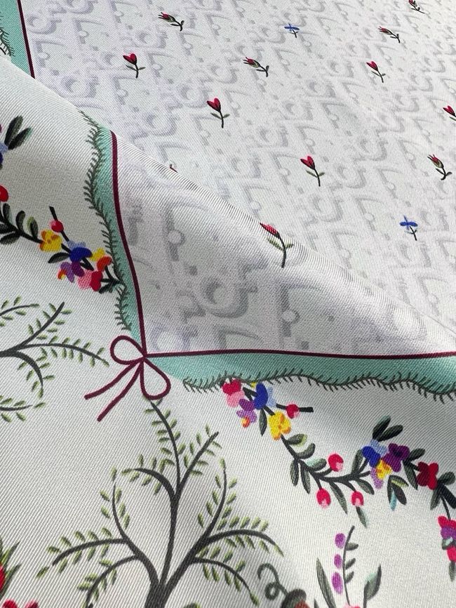 Dior 90 Square Scarf Silk Twill KY200-3