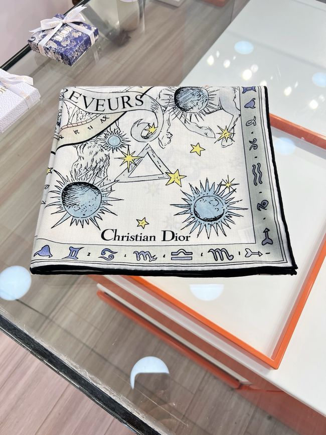 Dior Shawl Wool Silk and Cotton KY201-1