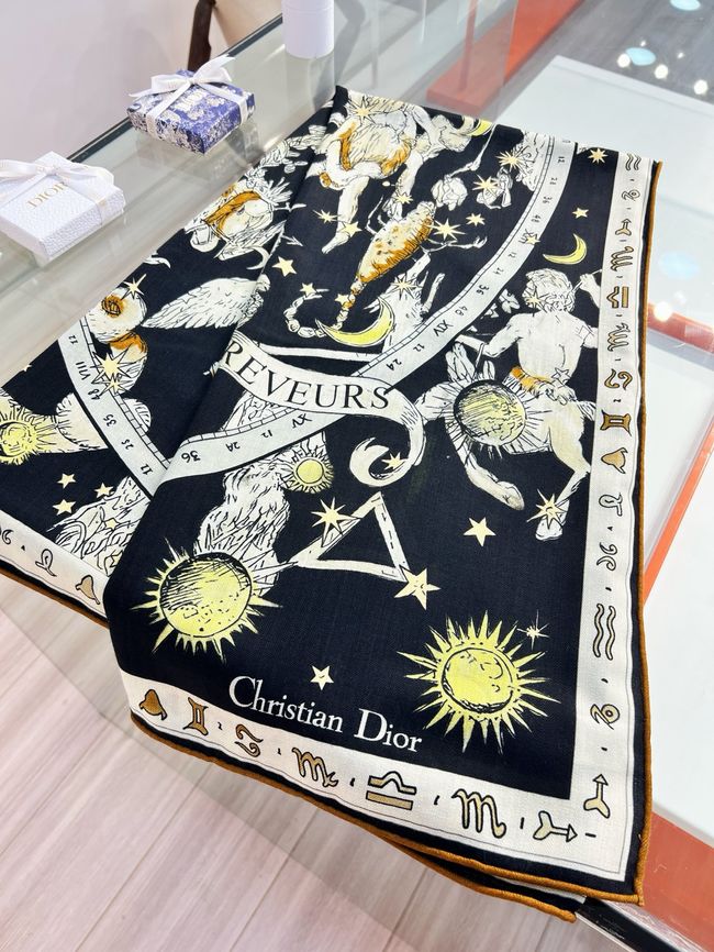 Dior Shawl Wool Silk and Cotton KY201-2