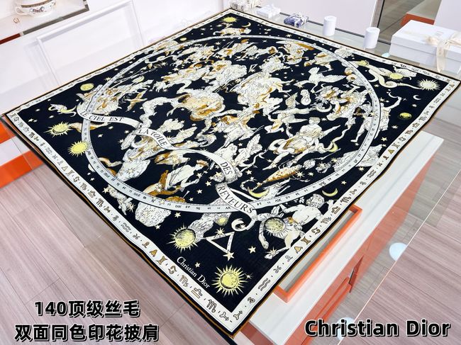 Dior Shawl Wool Silk and Cotton KY201-2