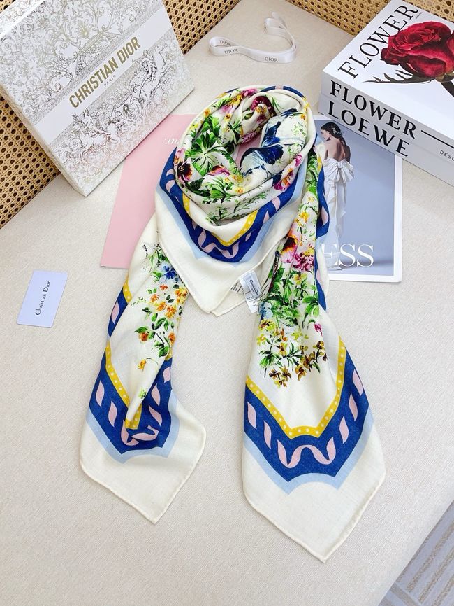Dior Shawl Wool Silk and Cotton KY203-2 Dior Shawl Wool Silk and Cotton KY203-2