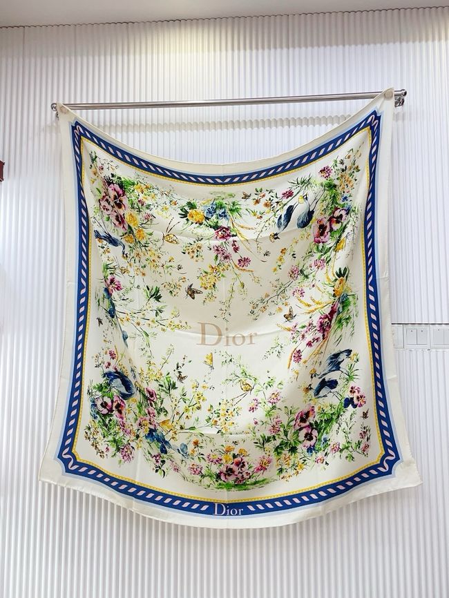 Dior Shawl Wool Silk and Cotton KY203-2 Dior Shawl Wool Silk and Cotton KY203-2