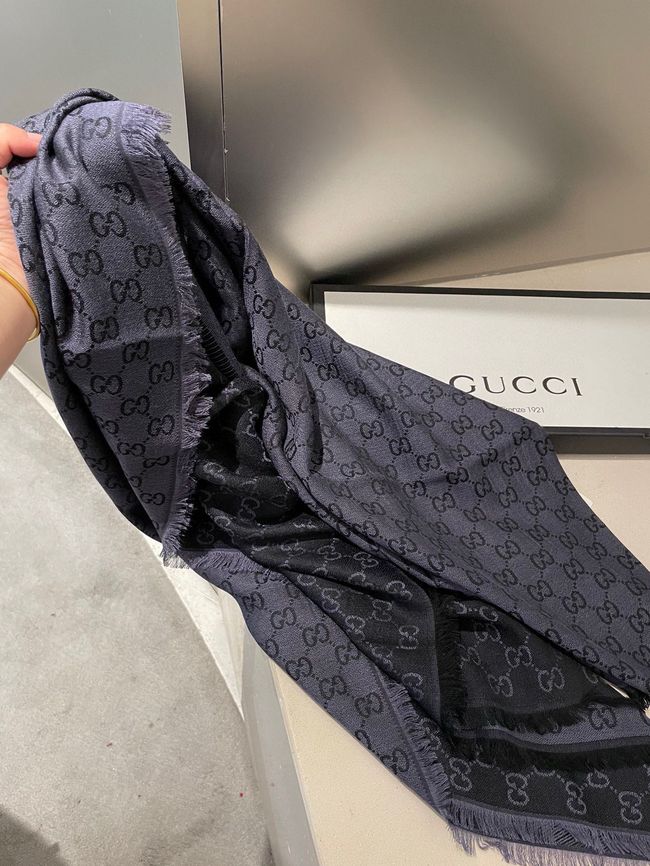Gucci Shawl Wool Silk and Cotton 06389-1