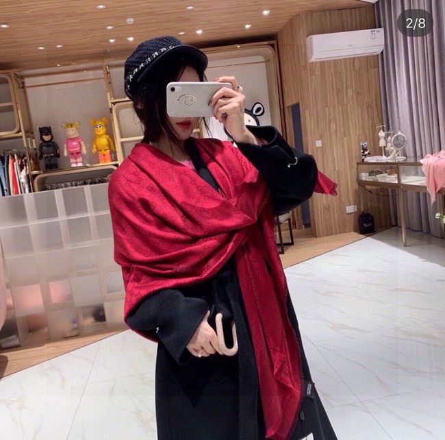 Gucci Shawl Wool Silk and Cotton 06389-3