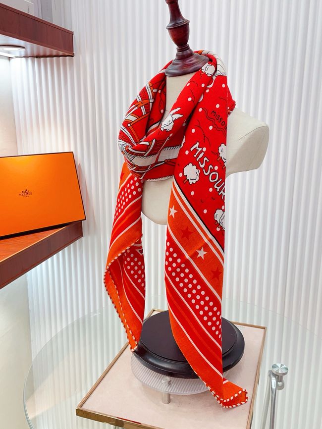 Hermes cashmere Shawl H24438-2