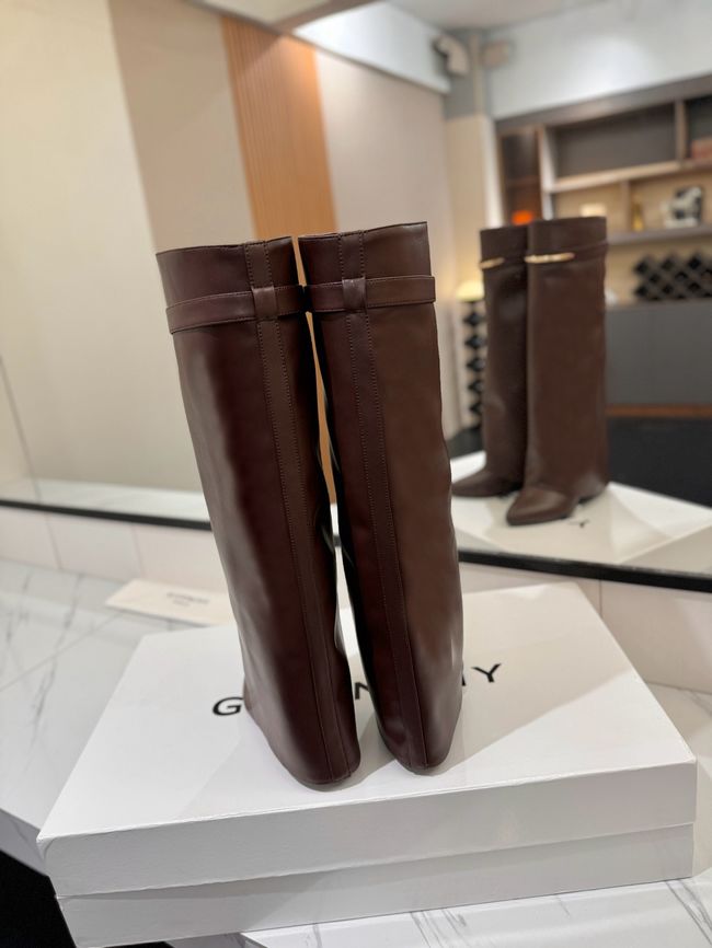 Givenchy High Boots Shiny Calfskin high heels 8.5CM 65261-6