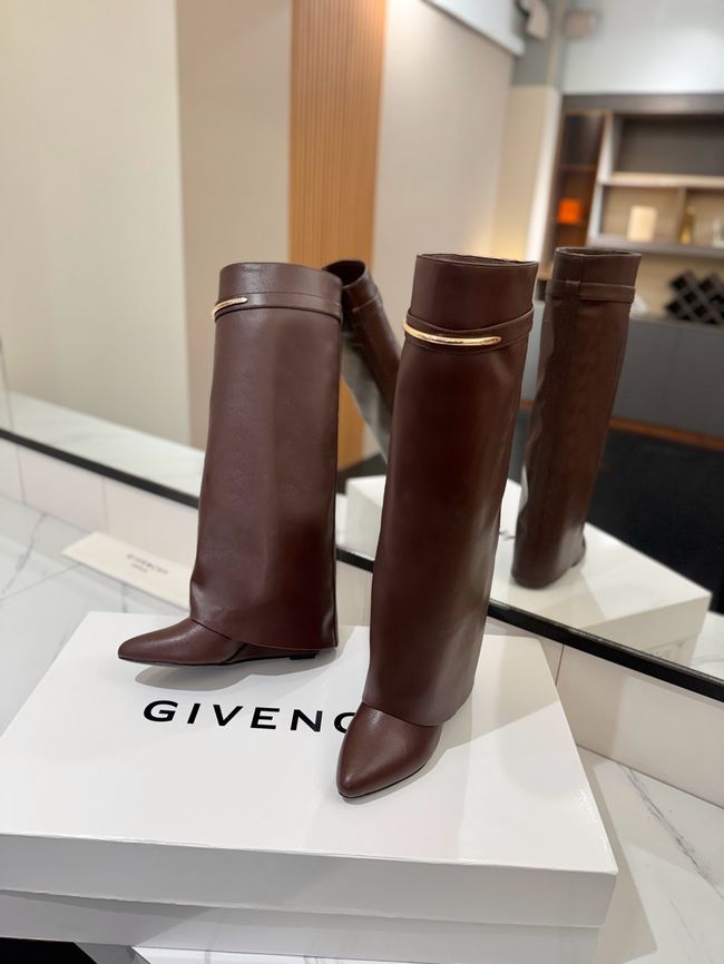 Givenchy High Boots Shiny Calfskin high heels 8.5CM 65261-6