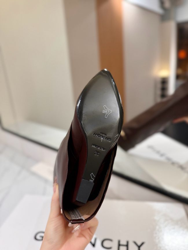 Givenchy High Boots Shiny Calfskin high heels 8.5CM 65261-6