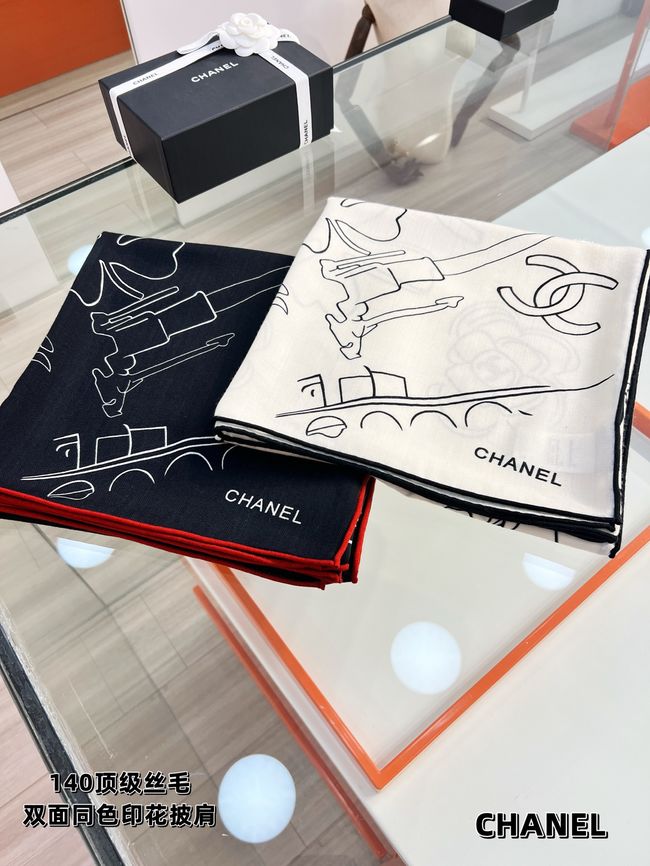 Chanel cashmere scarf B25983-1