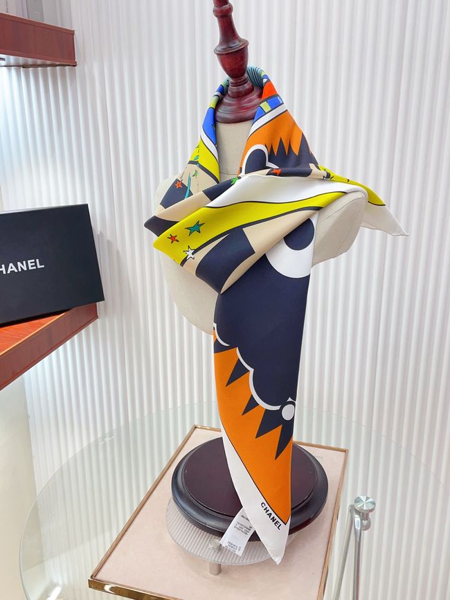 Chanel silk scarf B25982-3