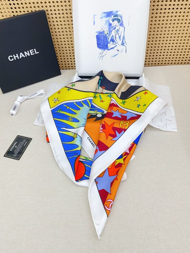 Chanel silk scarf B25982-3
