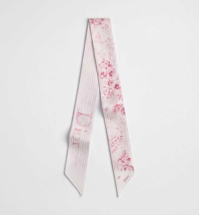 Dior Printed silk twill ribbon KY211-2