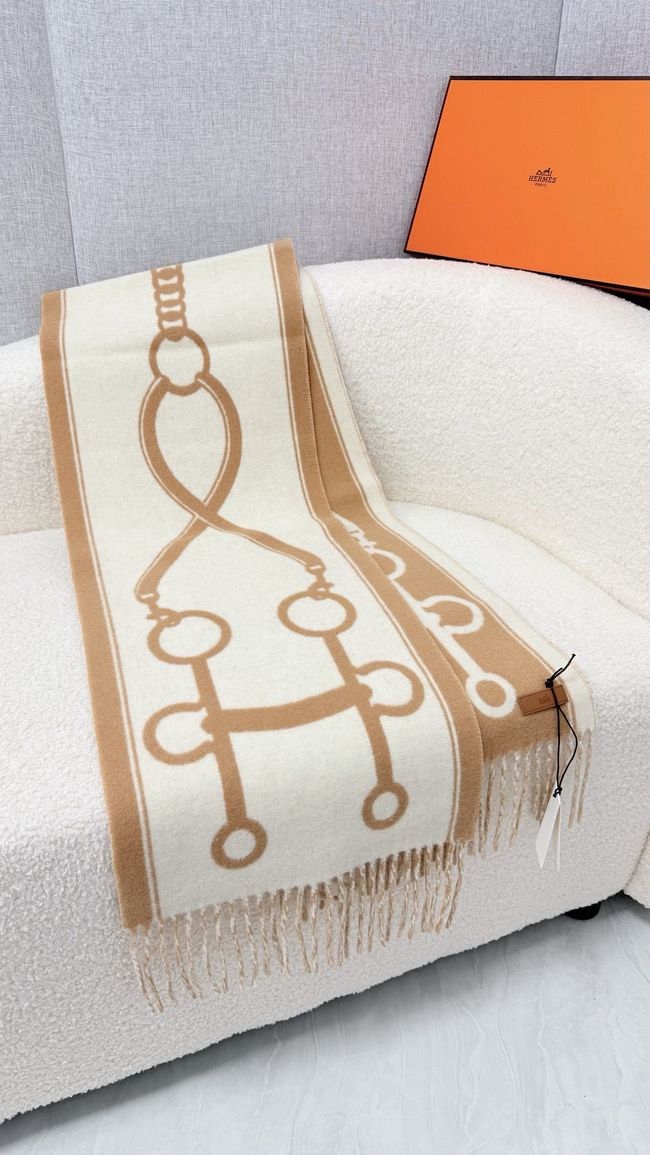 Hermes cashmere scarf H251526-4