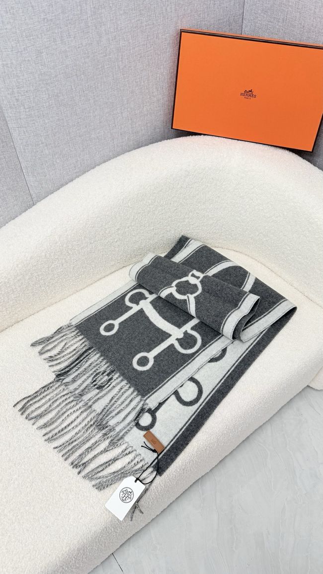 Hermes cashmere scarf H251526-5