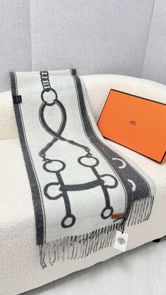 Hermes cashmere scarf H251526-5