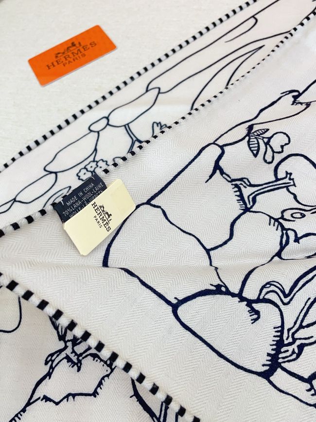 Hermes cashmere scarf H251527-1