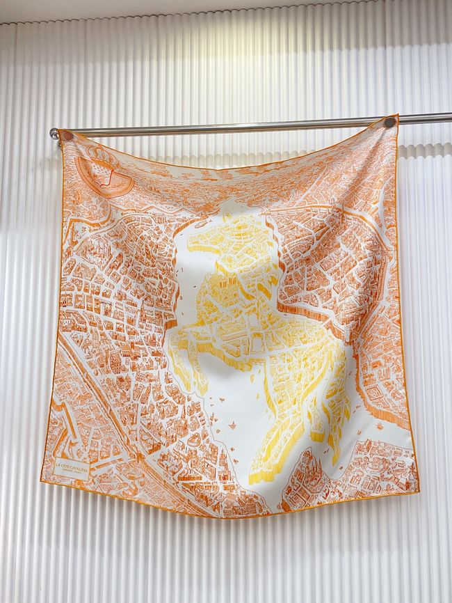 Hermes cashmere scarf H251529-1