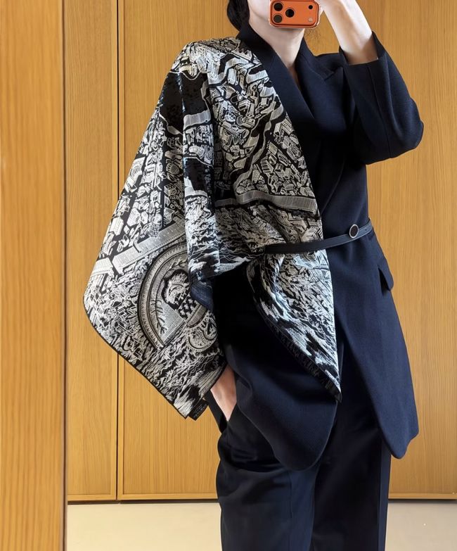 Hermes cashmere scarf H251530-1
