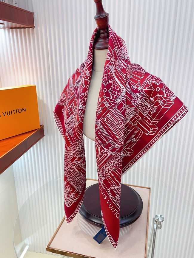 Louis Vuitton silk Square 90 M98340-1 Louis Vuitton silk Square 90 M98340-1
