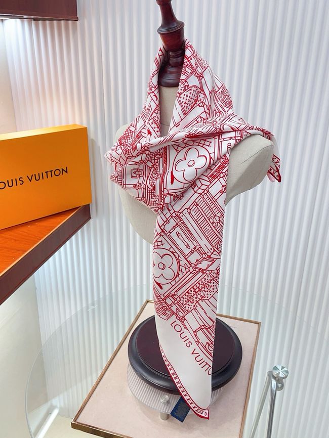 Louis Vuitton silk Square 90 M98340-3 Louis Vuitton silk Square 90 M98340-3