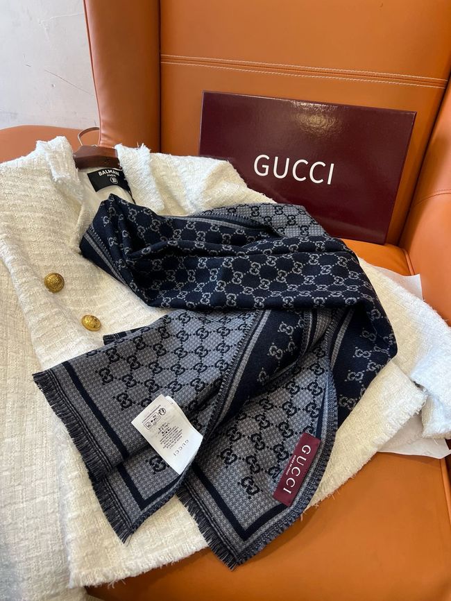 Gucci cashmere scarf 873732-3