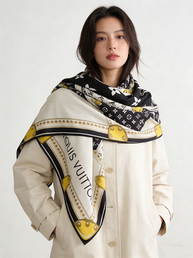 Louis Vuitton Monogram Shine Shawl M98771-2