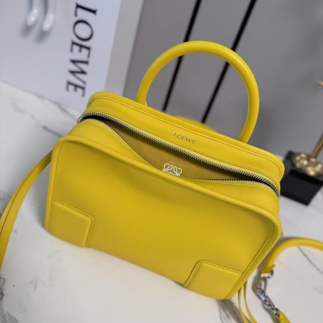 Loewe Top Handle Original Leather Bag L50231 Yellow Loewe Top Handle Original Leather Bag L50231 Yellow