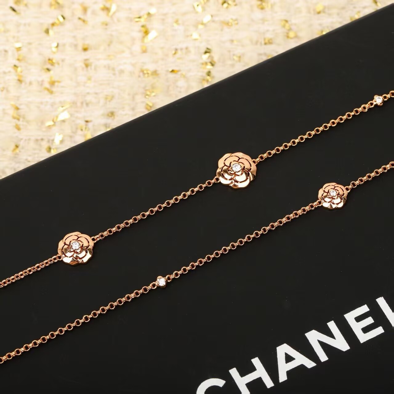 Chanel Necklace CN70314 Rose Gold