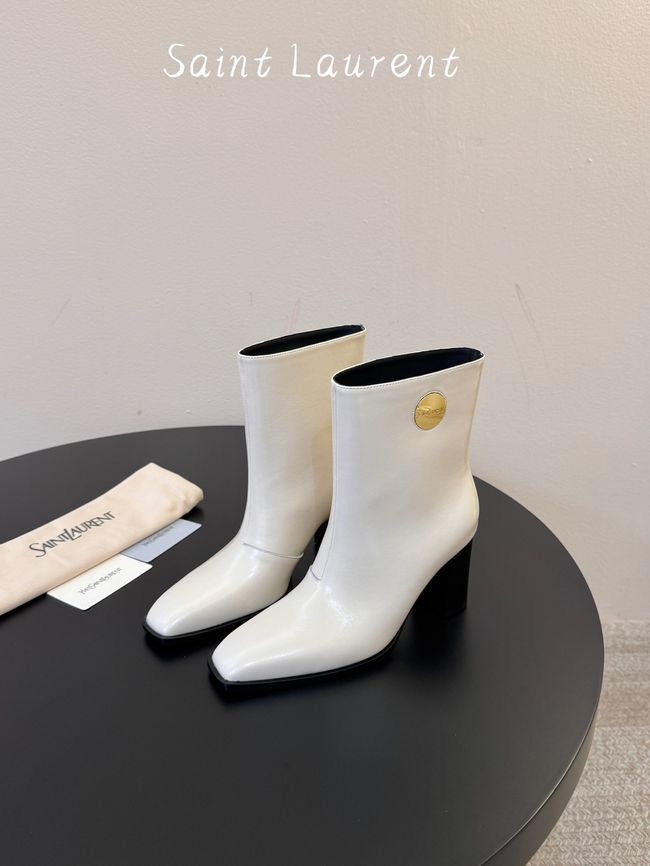 Saint Laurent boots in smooth leather 65282-5 Saint Laurent boots in smooth leather 65282-5