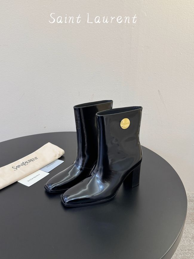 Saint Laurent boots in smooth leather 65282-6 Saint Laurent boots in smooth leather 65282-6