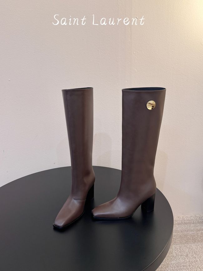 Saint Laurent boots in smooth leather 65288-1 Saint Laurent boots in smooth leather 65288-1