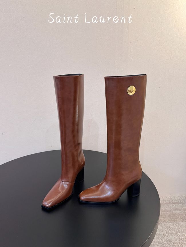 Saint Laurent boots in smooth leather 65288-3