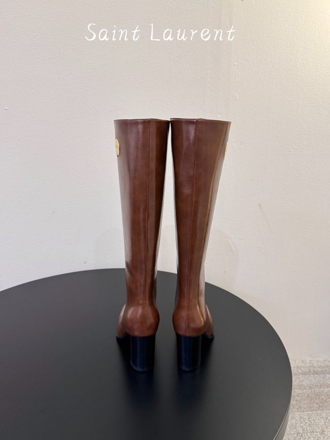 Saint Laurent boots in smooth leather 65288-3