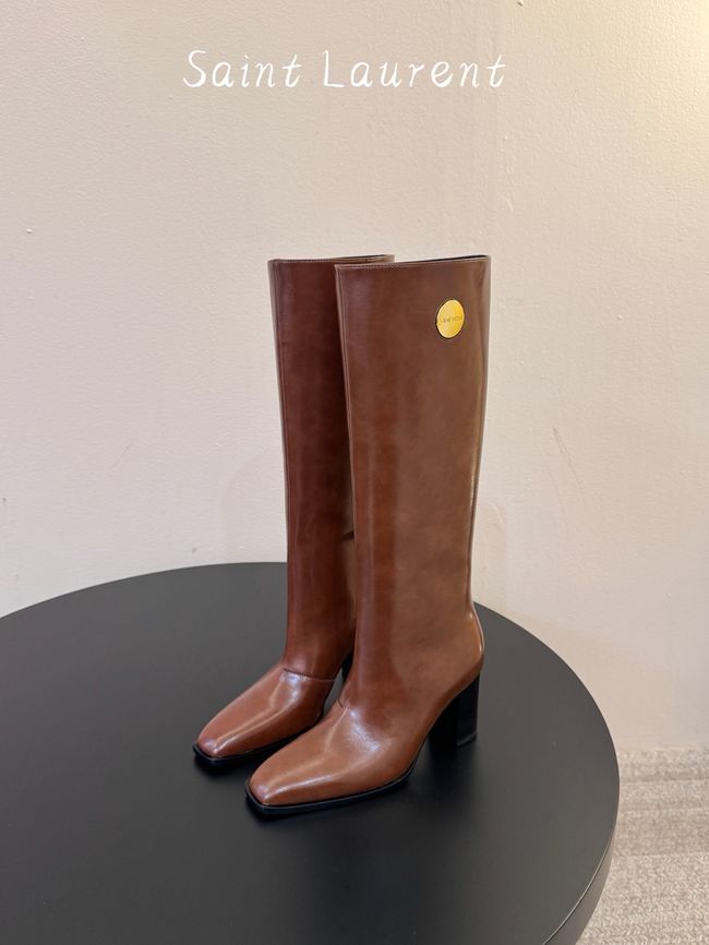 Saint Laurent boots in smooth leather 65288-3 Saint Laurent boots in smooth leather 65288-3
