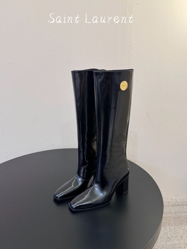 Saint Laurent boots in smooth leather 65288-4 Saint Laurent boots in smooth leather 65288-4