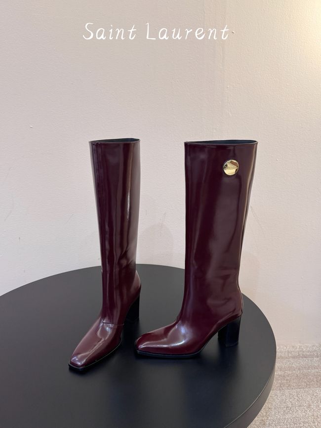 Saint Laurent boots in smooth leather 65288-6