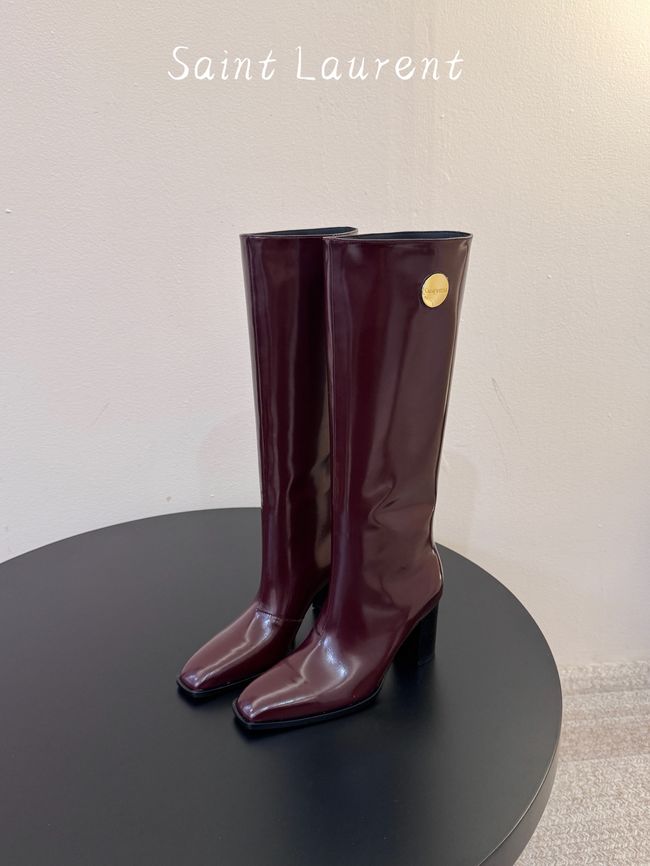 Saint Laurent boots in smooth leather 65288-6 Saint Laurent boots in smooth leather 65288-6