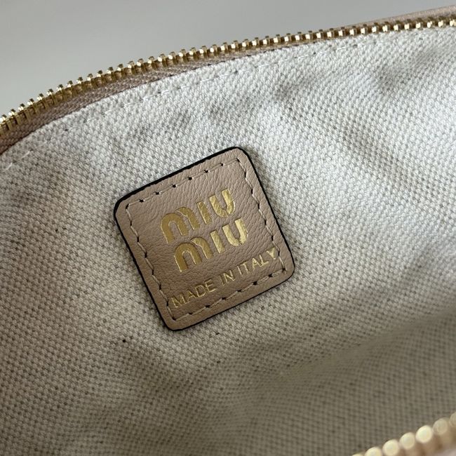 MIUMIU Tote Shoulder Handbag Velvet 5NE851 Ivory MIUMIU Tote Shoulder Handbag Velvet 5NE851 Ivory