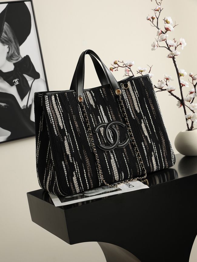 Chanel Large Shopping Bag AS6201 black Chanel Large Shopping Bag AS6201 black