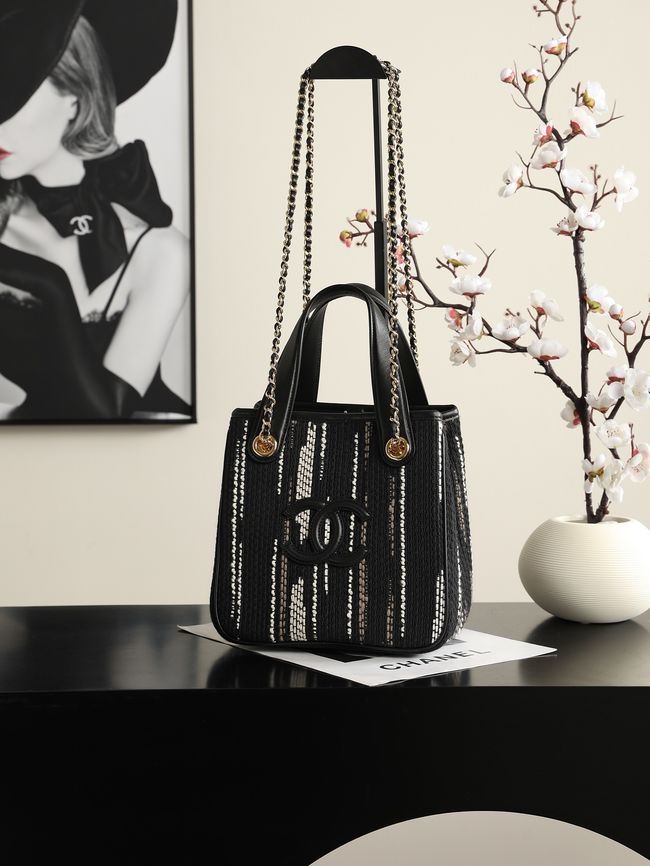 Chanel Mini Shopping Bag AS6199 black Chanel Mini Shopping Bag AS6199 black