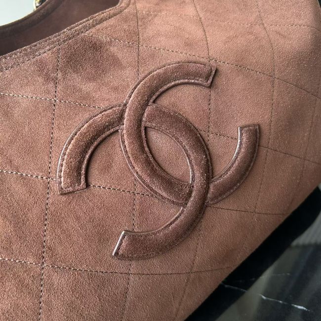 Chanel Shopping Bag AS6475 dark brown Chanel Shopping Bag AS6475 dark brown