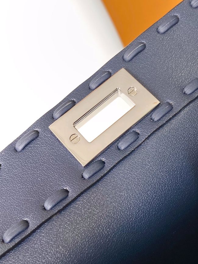 FENDI Peekaboo ISeeU Petite bag 8BN335A dark blue