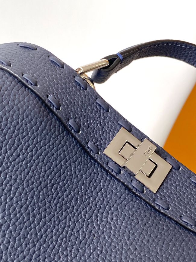 FENDI Peekaboo ISeeU Petite bag 8BN335A dark blue