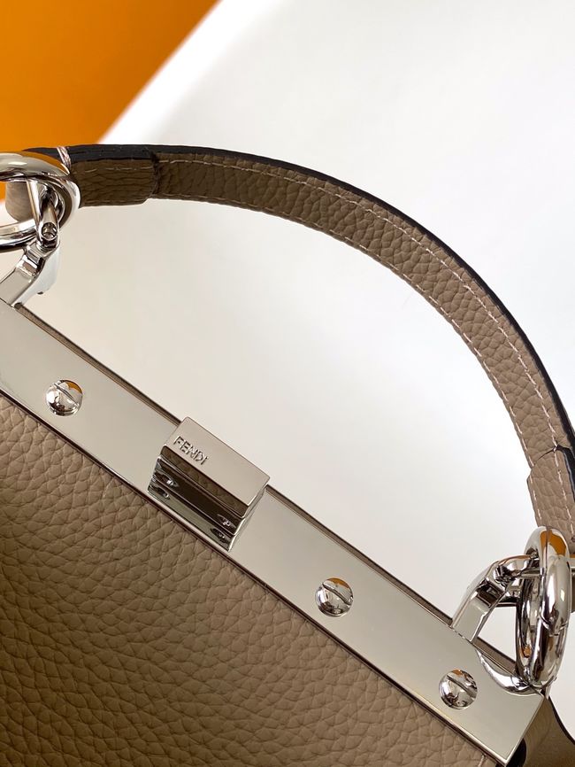 FENDI Peekaboo ISeeU Petite bag 8BN335A gray