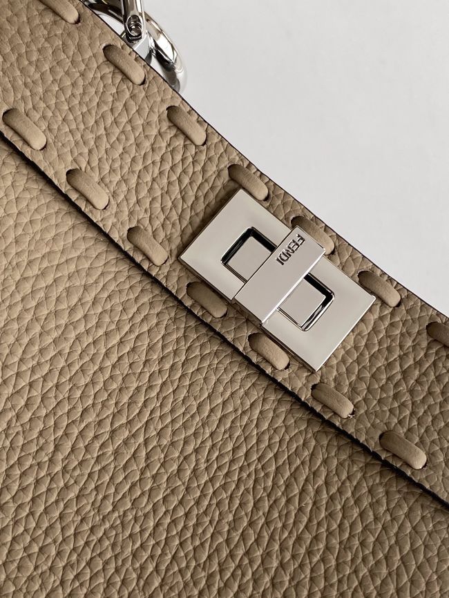 FENDI Peekaboo ISeeU Petite bag 8BN335A gray