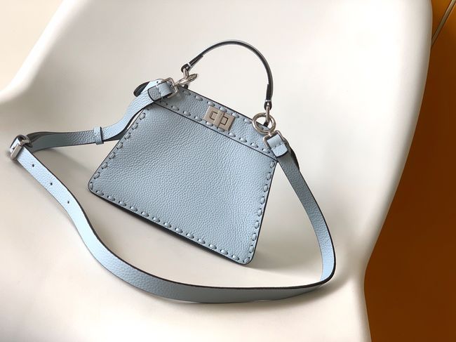 FENDI Peekaboo ISeeU Petite bag 8BN335A light blue