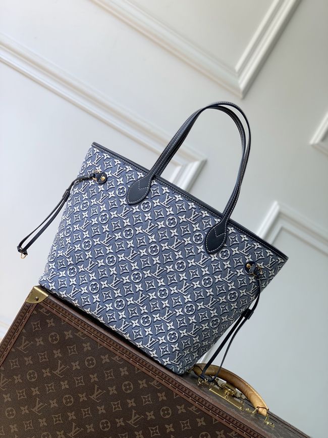 Louis Vuitton New Neverfull MM M2A096 Bleu Louis Vuitton New Neverfull MM M2A096 Bleu