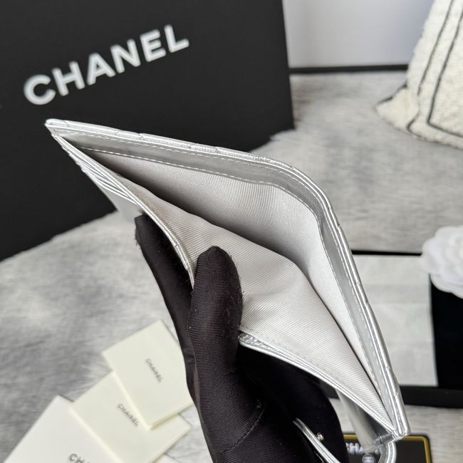 Chanel Passport Holder AP3196 Silvery