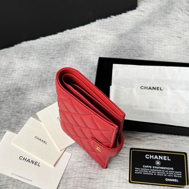 Chanel Passport Holder AP3196 red